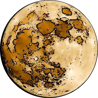 Cartoon Moon image