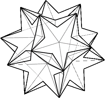 Compound of ten tetrahedra